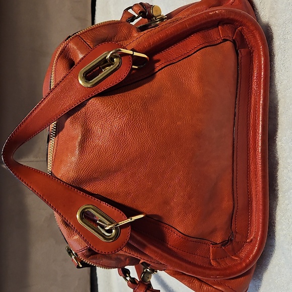 Chloe Paraty Women’s Leather Shoulder Bag - Red - Picture 2 of 11